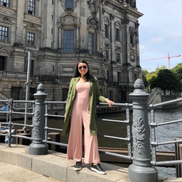 Dusty pink jumpsuit - Picture 2 of 6